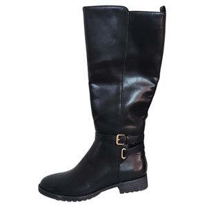 Kim Rogers Black Riding Boots Size 8.5 NWOT
